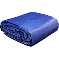 AmazonCommercial - Lona impermeable de poliéster multiusos- 9 x 12 m- 0-127 mm de espesor- azul- pack de 1 unidad